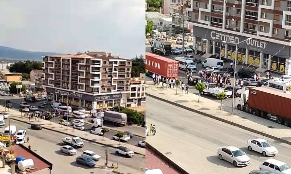 İzmir'de seyir halindeki aracı taradılar: 3 ölü, 1 yaralı
